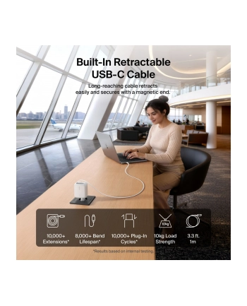 Belkin BOOST Charge Pro 67W Dual GaN Kabel wysuwany ws WCH022kqWH nr 1