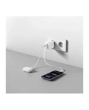Belkin BOOST Charge Pro 45W Dual GaN Wysuwany kabel ws WCH023kqWH