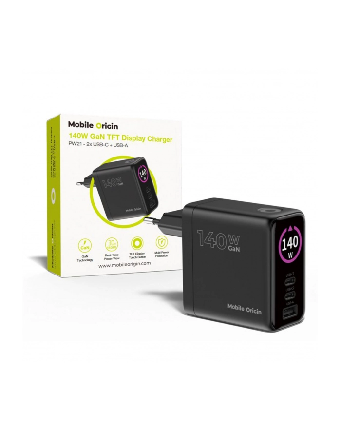Mobile Origin 140W GaN ladowaka PW21 2x USB-C + 2x USB-A główny