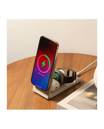 Native Union Rise 3-w-1 Qi2 Magn. Wireless Charger Sandstone