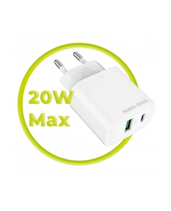 Mobile Origin PD20W ladowarka MO12 bialy 1x USB-A + 1x USB-C nr 2