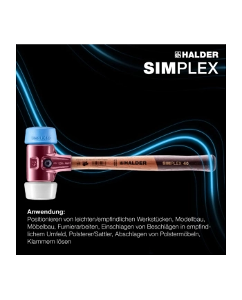 Halder SIMPLEX-Mlotek 50 TPE-Miekki / Superplatik nr 1