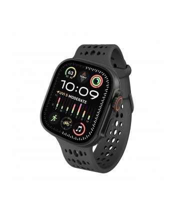 Decoded Silicone Ares O pasek do Apple Watch 44/46/49mm czarny nr 2