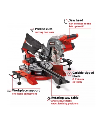 Einhell TE-SM 36/8 L Ukosnica Akumulatorowa nr 1