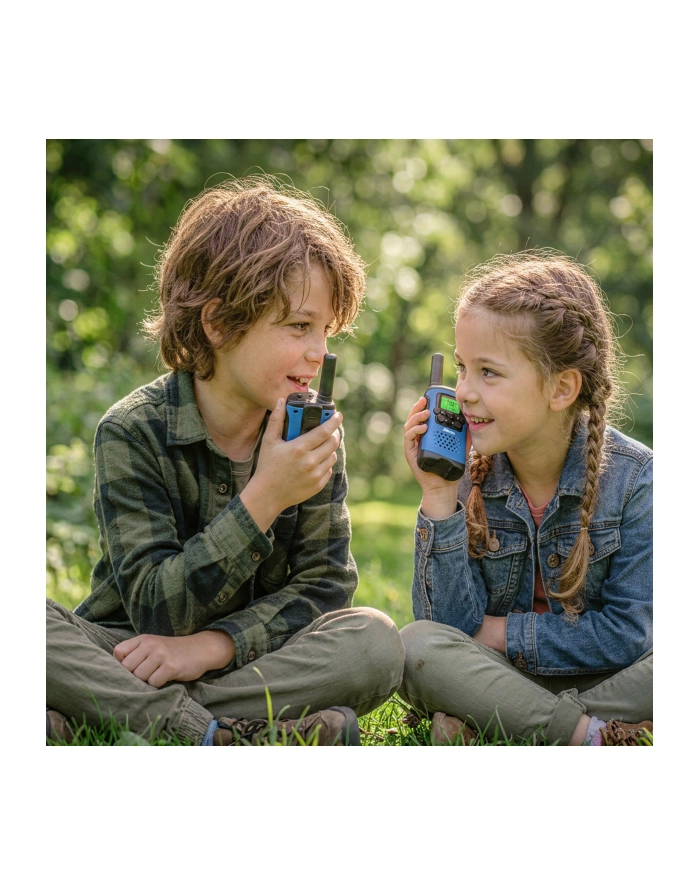 Alecto Walkie Talkie 2er Set do Kinder, 7 km zasieg., nieb/czar. główny