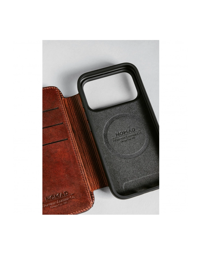 Nomad Modern Leather Folio iPhone 17 Pro Olde Dublin H. główny
