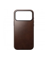 Nomad Modern Leather Case iPhone 17 Pro Max Rustic brown Horween - nr 1