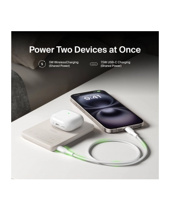 Belkin BoostCharge Slim  5000mAh mag.Powerb. 7,5W sand BPD020hqSA nr 2