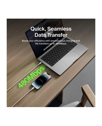 Belkin BOOSTCHARGE geflocht.Kab. Lightn./USB-C 2m ws.CAA022hq2MWH nr 2