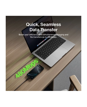 Belkin BOOSTCHARGE gefl.Kab. 60W USB-C/USB-C 2m czar.CAB024hq2mBK nr 1
