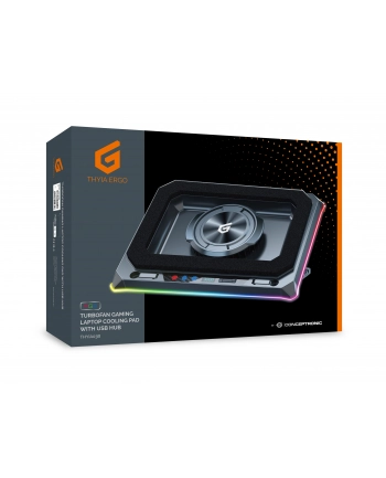 Conceptronic THYIA03B Gaming Notebook Cooler z USB Hub nr 2