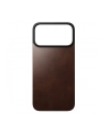 Nomad Magn. Leather Back MagSafe iPhone 17 Pro Max Rustic brown H - nr 1