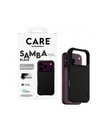 CARE by PanzerGlass Samba etui iP17/18 Pro czarny m. MagSafe