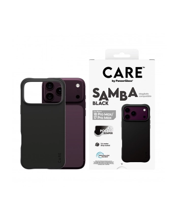 CARE by PanzerGlass Samba etui iP17/18 Pro Max czarny MS