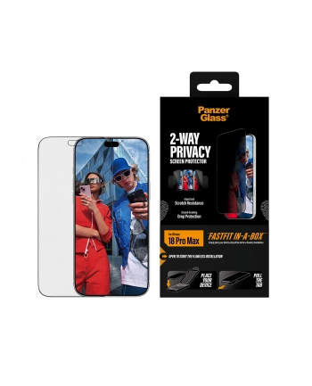 PanzerGlass 2-way Privacy 17/18 pro Max Ultra Wide FastFit Box nr 1