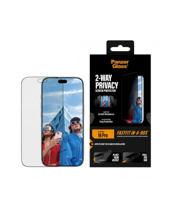 PanzerGlass 2-way Privacy 17/18 pro Ultra Wide FastFit in a Box nr 1