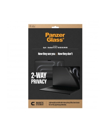 PanzerGlass Apple MacBook Pro 14.2' Magn.2-way Privacy PET nr 1