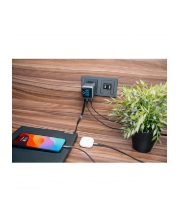 Verbatim Mini GaN Charger 70W chowany kabel +wyswietlacz 32059 nr 2