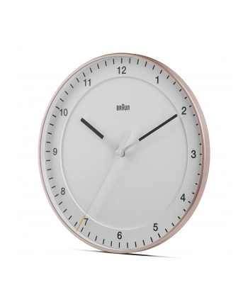 Braun BC 17 PW Roza/Bialy Zegar Scienny Kwarcowy Analogowy nr 1