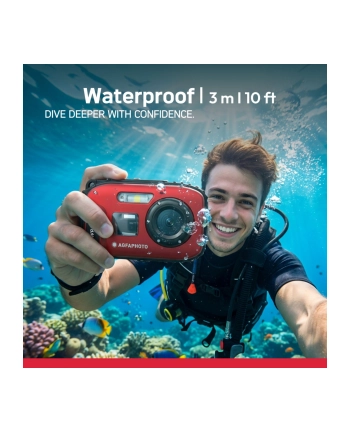 AgfaPhoto Realishot WP6000 czerwony nr 1