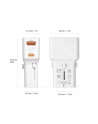 Mobile Origin Travel adapter 25W EU/US/UK/AU, bialy - nr 8