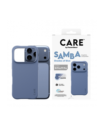 CARE by PanzerGlass Samba etui iP17/18 Pro Shades of blue MS nr 1