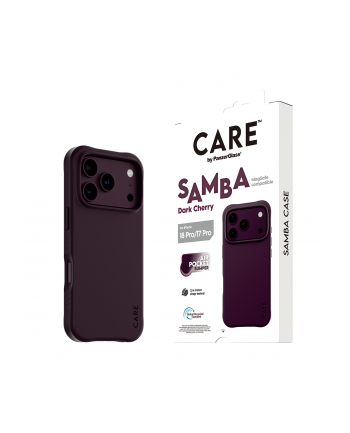 CARE by PanzerGlass Samba etui iP17/18 Pro Dark Cherry MS