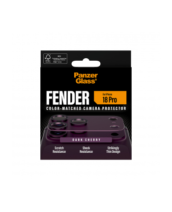 PanzerGlass Fender iP 18 Pro Dark Cherry Oslona kamery nr 2