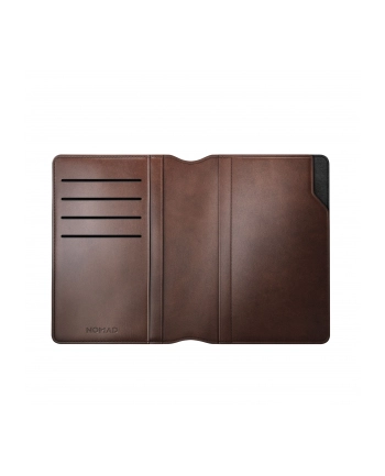 Nomad Leather Passport Wallet Rustic Brown