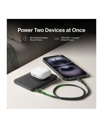 Belkin BoostCharge Slim  5000mAh mag.Powerb. 7,5W sw.  BPD020hqBK