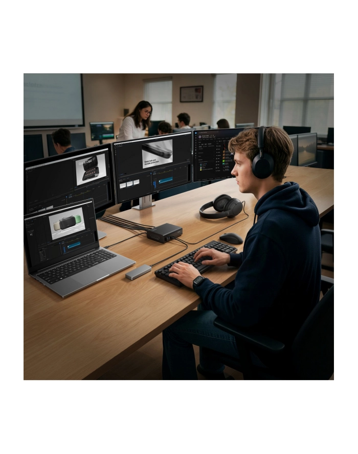 Belkin CONNECT 16-in-1 140W sw. Triple Display Dock INC029kqBK główny