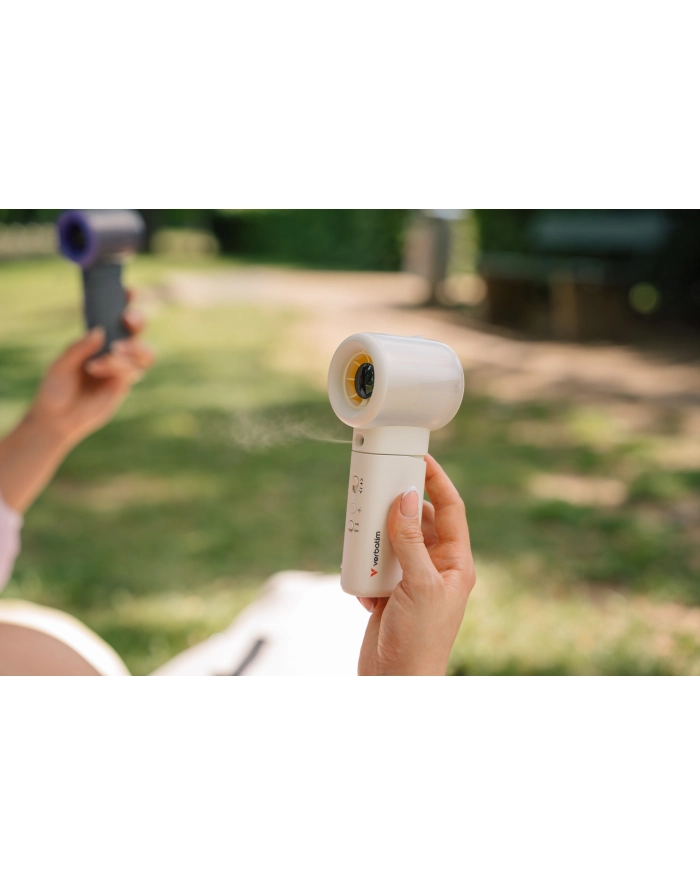 Verbatim Cool ´n´Go Aqua Breeze Handheld Fan bialy/srebrny 32344 główny