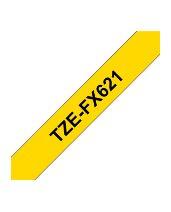 Taśma Brother 9mm BLACK  ON YELLOW FLEXIBLE ID