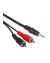 PREMIUMCORD Kabel audio 3,5mm Jack - 2x Cinch 10m (M/M, stereo) - nr 2