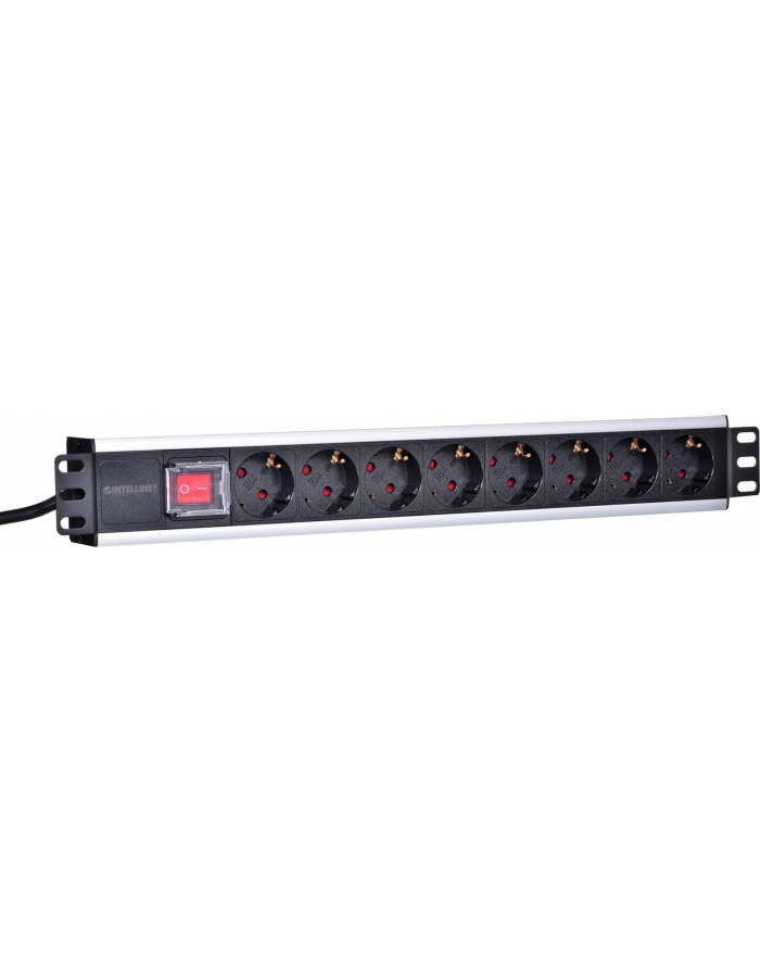 Intellinet BLACK listwa zasilająca rack 19'' 230V/10A 8xEURO 3m główny