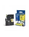 Taśma Brother 12mm BLACK  ON YELLOW FLEXIBLE ID - nr 10