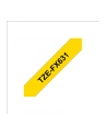 Taśma Brother 12mm BLACK  ON YELLOW FLEXIBLE ID - nr 12