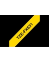 Taśma Brother 12mm BLACK  ON YELLOW FLEXIBLE ID - nr 16