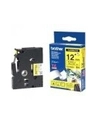 Taśma Brother 12mm BLACK  ON YELLOW FLEXIBLE ID - nr 17