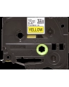 Taśma Brother 12mm BLACK  ON YELLOW FLEXIBLE ID - nr 1