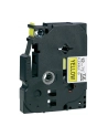 Taśma Brother 12mm BLACK  ON YELLOW FLEXIBLE ID - nr 21