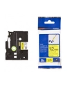 Taśma Brother 12mm BLACK  ON YELLOW FLEXIBLE ID - nr 22