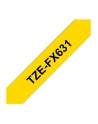 Taśma Brother 12mm BLACK  ON YELLOW FLEXIBLE ID - nr 44