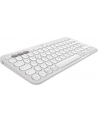 Logitech 920-012204 klawiatura Dołączona myszka Uniwersalne RF Wireless + Bluetooth QWERTZ Niemiecki Biały (920012204) - nr 3