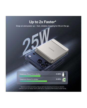 Belkin UltraCharge Pro Slim Magn PB 10.000mAh 25W sand BPD022hqSA nr 1