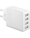 Ładowarka sieciowa 4x USB 30W 3A Goobay Biała - nr 7