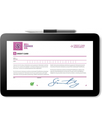 Wacom Signature Display 12 pen only - tablet z ekranem 11,6'' Full HD, piórko Wacom One Pen z 4096 poziomami nacisku (2023) (DTC121W5Z) nr 1