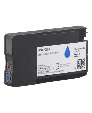 Toner oryginalny Ricoh 408518 Cyjan (444713) nr 1