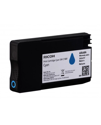 Toner oryginalny Ricoh 408518 Cyjan (444713) nr 2