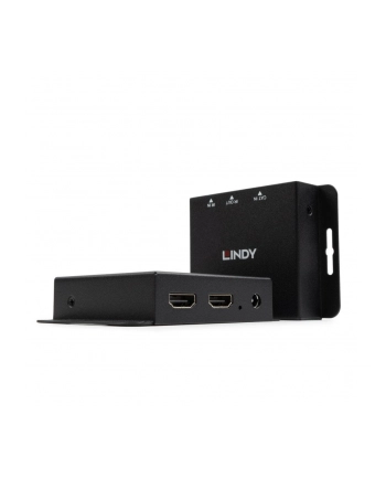 Lindy Przedłużacz Hdmi i Ir Cat.6 z PoC i wyjściem pętli 50-metrowy (L38509)